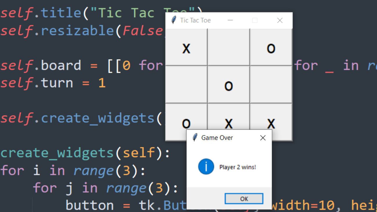 Tic Tac Toe GUI In Python using PyGame - GeeksforGeeks